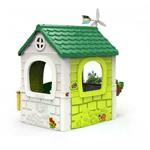 Casetta da Giardino per bambini in Plastica cm 128x94x150 - ECO HOUSE
