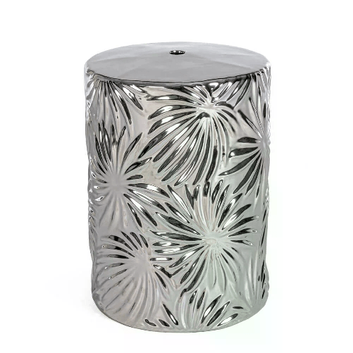 Sgabello Leaf Argento to - GABRIEL