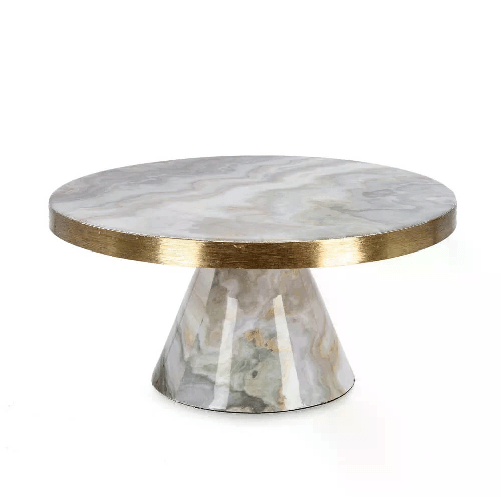 Alzata Decorativa Bia Grig Or D30 (2 Pezzi) - VERA
