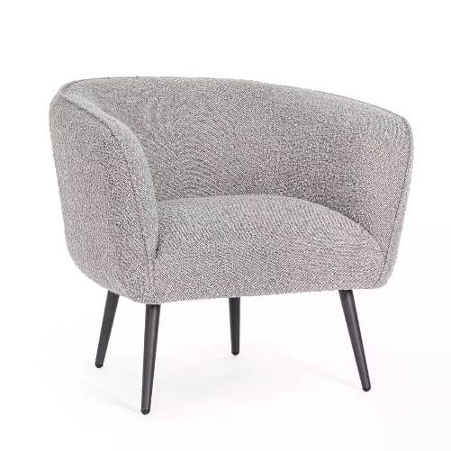 Poltrona grigio boucle' - MAE