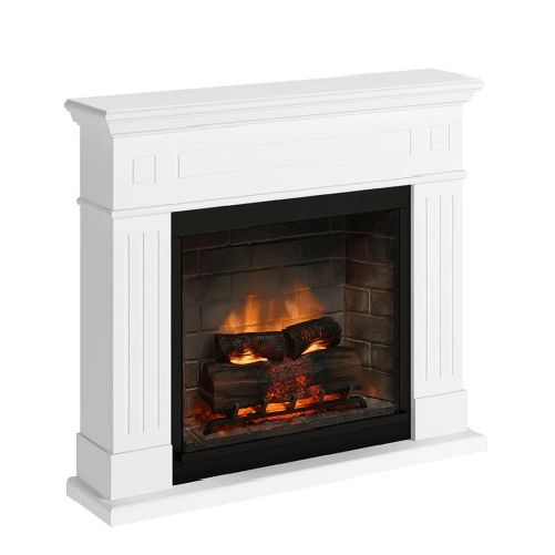 Camino Elettrico Tagu Larsen PowerFlame2 Bianco 1600W