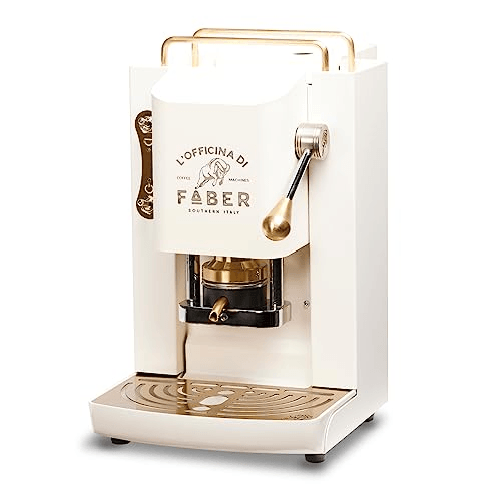 Faber italia prowhitebasott macchina per caffè automatica/manuale macchina per caffè a cialde 1,3 l