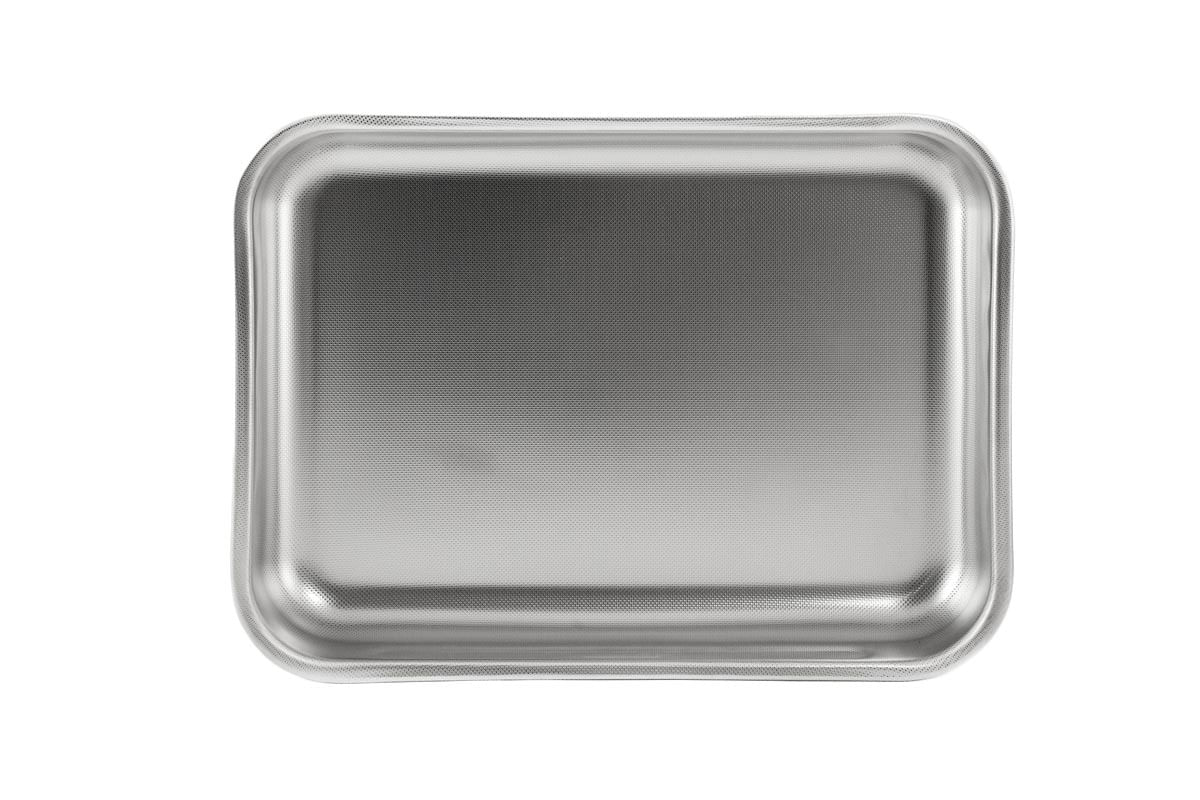 Steel Pan Steelpan Teglia Standard Alta 25x19x7 cm Teglia da forno in acciaio inox 18/10