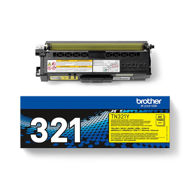 Brother-TN-321Y-cartuccia-toner-1-pezzo-i--Originale-Giallo