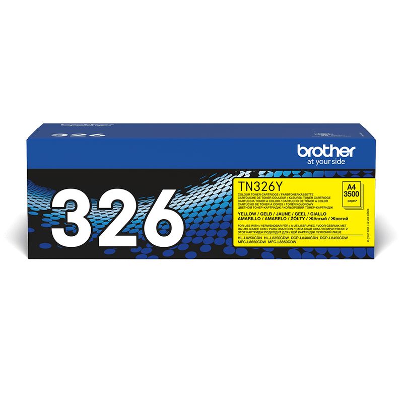 Brother-TN-326Y-Toner-laser-3500pagine-Giallo-cartuccia-toner-e-laser