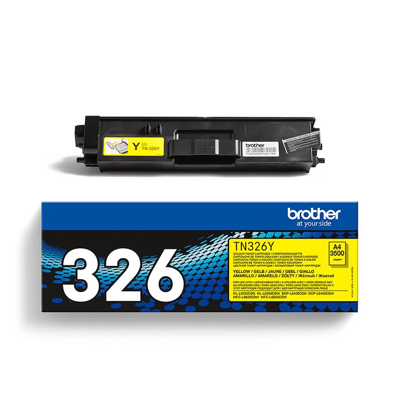 Brother-TN-326Y-Toner-laser-3500pagine-Giallo-cartuccia-toner-e-laser