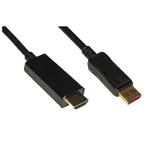 Cavo Displayport 1.4 - Hdmi 2.0 Contatti Dorati 4Kx2K 60Hz 18Gbps Hdr Rgb 4:4:4 Mt 5