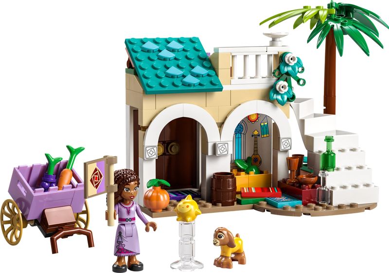 LEGO-Disney-Wish-Asha-nella-Citta--di-Rosas-Set-dal-Film-Wish-con-Mini-Bambolina