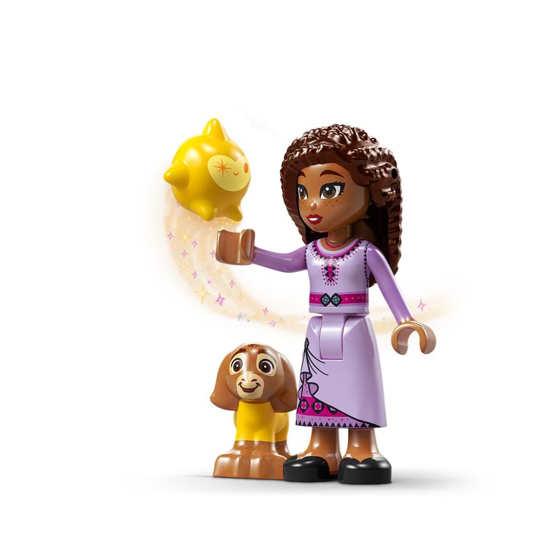 LEGO-Disney-Wish-Asha-nella-Citta--di-Rosas-Set-dal-Film-Wish-con-Mini-Bambolina