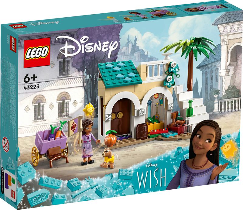 LEGO-Disney-Wish-Asha-nella-Citta--di-Rosas-Set-dal-Film-Wish-con-Mini-Bambolina
