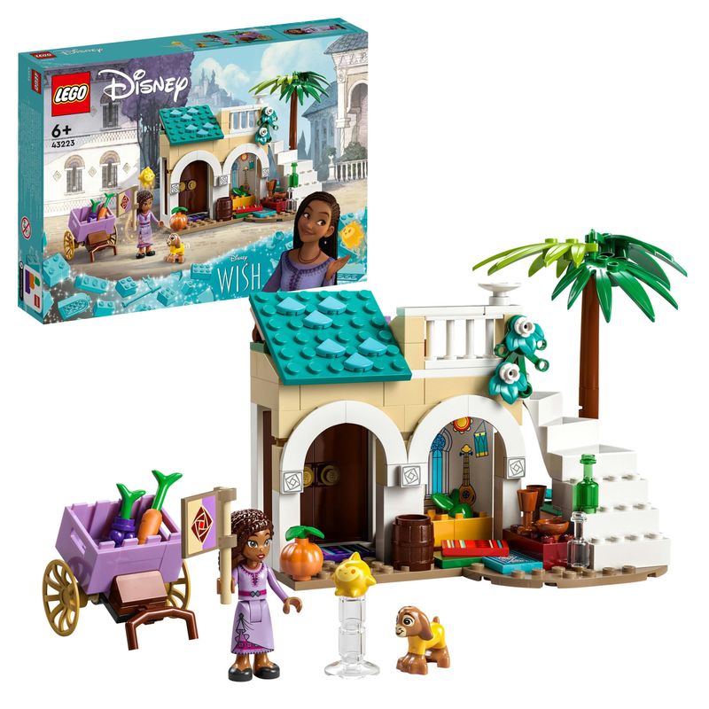 LEGO-Disney-Wish-Asha-nella-Citta--di-Rosas-Set-dal-Film-Wish-con-Mini-Bambolina