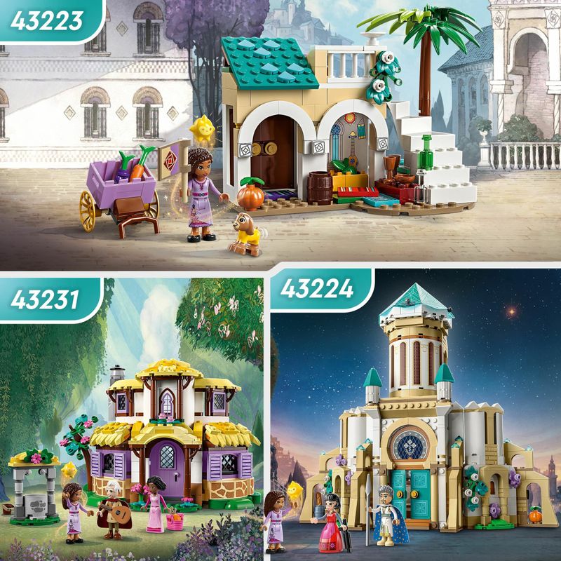 LEGO-Disney-Wish-Asha-nella-Citta--di-Rosas-Set-dal-Film-Wish-con-Mini-Bambolina