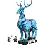 LEGO Harry Potter 76414 Expecto Patronum Set 2 in 1 con Figure Animali, Cervo e Lupo, Regali per Adolescenti