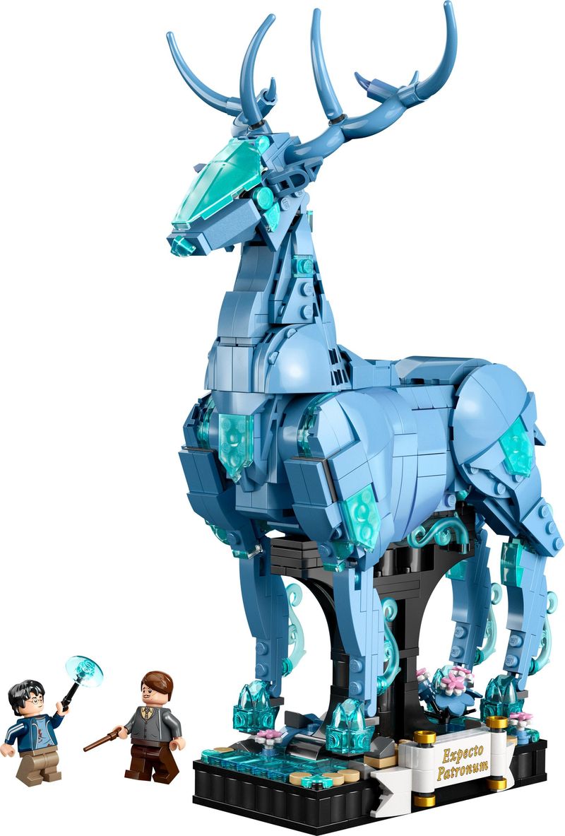 LEGO-Harry-Potter-76414-Expecto-Patronum-Set-2-in-1-con-Figure-Animali-Cervo-e-Lupo-Regali-per-Adolescenti-Donne-e-Uomini