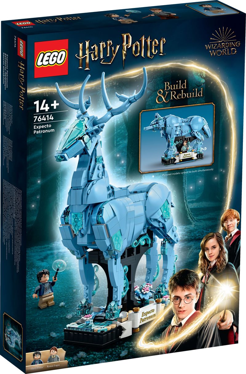 LEGO-Harry-Potter-76414-Expecto-Patronum-Set-2-in-1-con-Figure-Animali-Cervo-e-Lupo-Regali-per-Adolescenti-Donne-e-Uomini