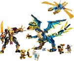 LEGO-NINJAGO-71796-Dragone-Elementare-vs.-Mech-dell’Imperatrice-Set-con-Drago-Giocattolo-Action-Figure-Flyer-e-6-Minifigure