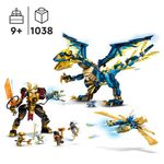 LEGO-NINJAGO-71796-Dragone-Elementare-vs.-Mech-dell’Imperatrice-Set-con-Drago-Giocattolo-Action-Figure-Flyer-e-6-Minifigure