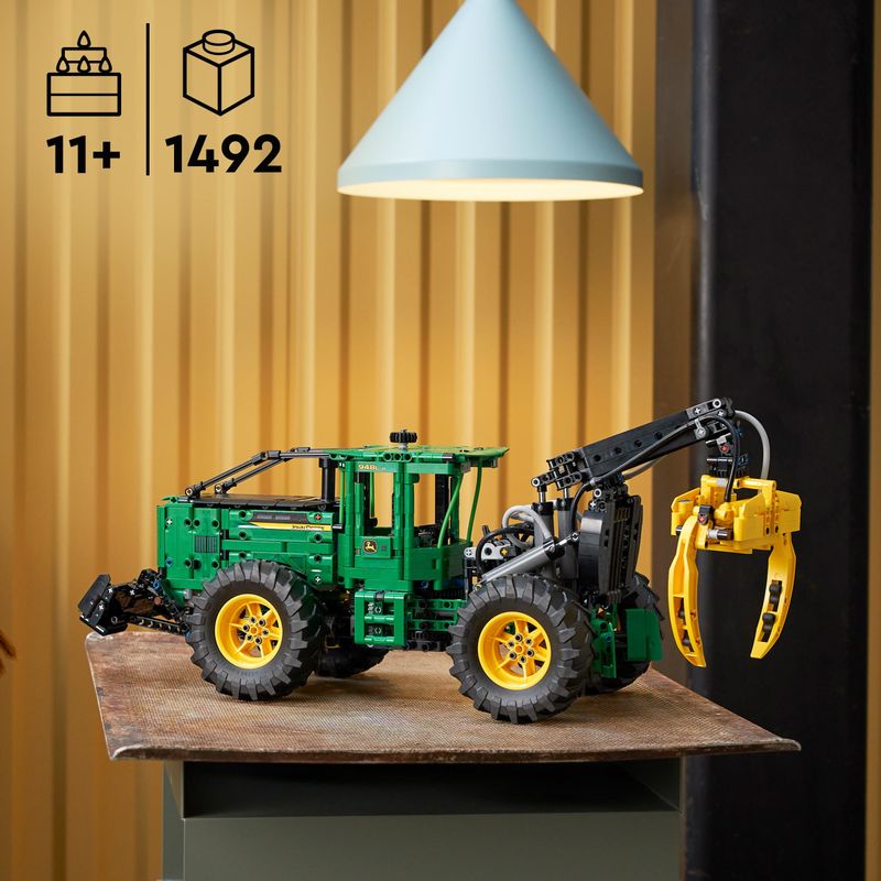 LEGO-Technic-42157-Trattore-John-Deere-948L-II-Modellino-da-Costruire-di-Veicolo-Giocattolo-con-Funzioni-Pneumatiche-e-4WD