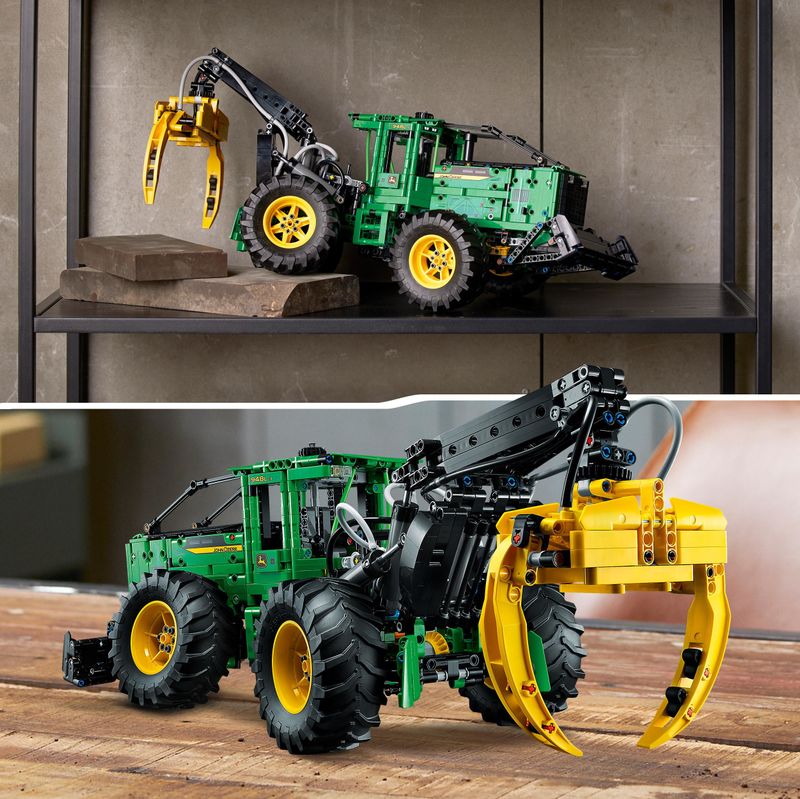 LEGO-Technic-42157-Trattore-John-Deere-948L-II-Modellino-da-Costruire-di-Veicolo-Giocattolo-con-Funzioni-Pneumatiche-e-4WD