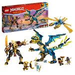 LEGO-NINJAGO-71796-Dragone-Elementare-vs.-Mech-dell’Imperatrice-Set-con-Drago-Giocattolo-Action-Figure-Flyer-e-6-Minifigure