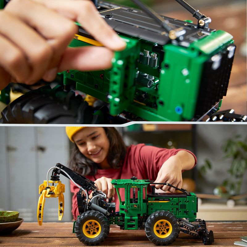 LEGO-Technic-42157-Trattore-John-Deere-948L-II-Modellino-da-Costruire-di-Veicolo-Giocattolo-con-Funzioni-Pneumatiche-e-4WD