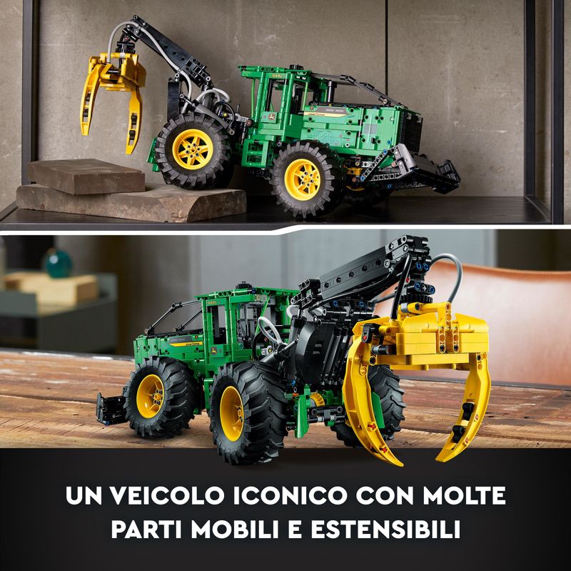 LEGO-Technic-42157-Trattore-John-Deere-948L-II-Modellino-da-Costruire-di-Veicolo-Giocattolo-con-Funzioni-Pneumatiche-e-4WD