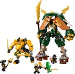 LEGO-NINJAGO-71794-Team-Mech-Ninja-di-Lloyd-e-Arin-Set-con-2-Action-Figure-Combinabili-e-5-Minifigure-Giochi-per-Bambini-9-