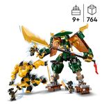 LEGO-NINJAGO-71794-Team-Mech-Ninja-di-Lloyd-e-Arin-Set-con-2-Action-Figure-Combinabili-e-5-Minifigure-Giochi-per-Bambini-9-