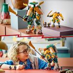 LEGO-NINJAGO-71794-Team-Mech-Ninja-di-Lloyd-e-Arin-Set-con-2-Action-Figure-Combinabili-e-5-Minifigure-Giochi-per-Bambini-9-