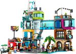 LEGO-City-60380-Downtown-Modular-Building-Set-con-Negozio-Barbiere-Studio-Blogging-Hotel-Discoteca-e-14-Minifigure