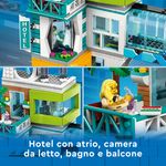 LEGO-City-60380-Downtown-Modular-Building-Set-con-Negozio-Barbiere-Studio-Blogging-Hotel-Discoteca-e-14-Minifigure