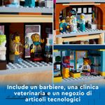 LEGO-City-60380-Downtown-Modular-Building-Set-con-Negozio-Barbiere-Studio-Blogging-Hotel-Discoteca-e-14-Minifigure