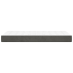Materasso-a-Molle-Grigio-Scuro-90x200x20-cm-in-Velluto