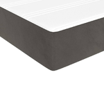 Materasso-a-Molle-Grigio-Scuro-90x200x20-cm-in-Velluto