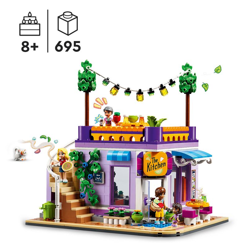 LEGO-Friends-41747-Cucina-Comunitaria-di-Heartlake-City-con-Accessori-Giocattolo-Compatibile-con-Centro-Comunitario--41748-