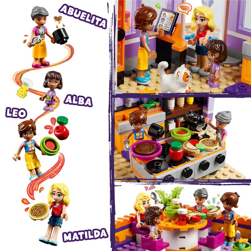 LEGO-Friends-41747-Cucina-Comunitaria-di-Heartlake-City-con-Accessori-Giocattolo-Compatibile-con-Centro-Comunitario--41748-