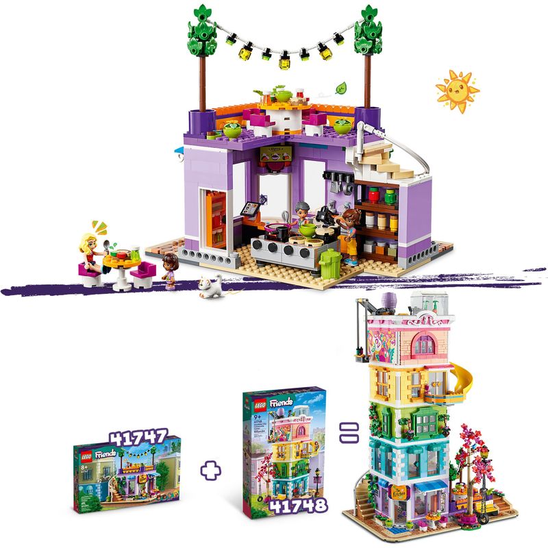 LEGO-Friends-41747-Cucina-Comunitaria-di-Heartlake-City-con-Accessori-Giocattolo-Compatibile-con-Centro-Comunitario--41748-