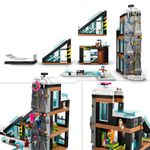 LEGO-City-60366-Centro-Sci-e-Arrampicata-Modular-Building-Set-a-3-Livelli-con-Pista-e-8-Minifigure-Regalo-per-Bambini-7-