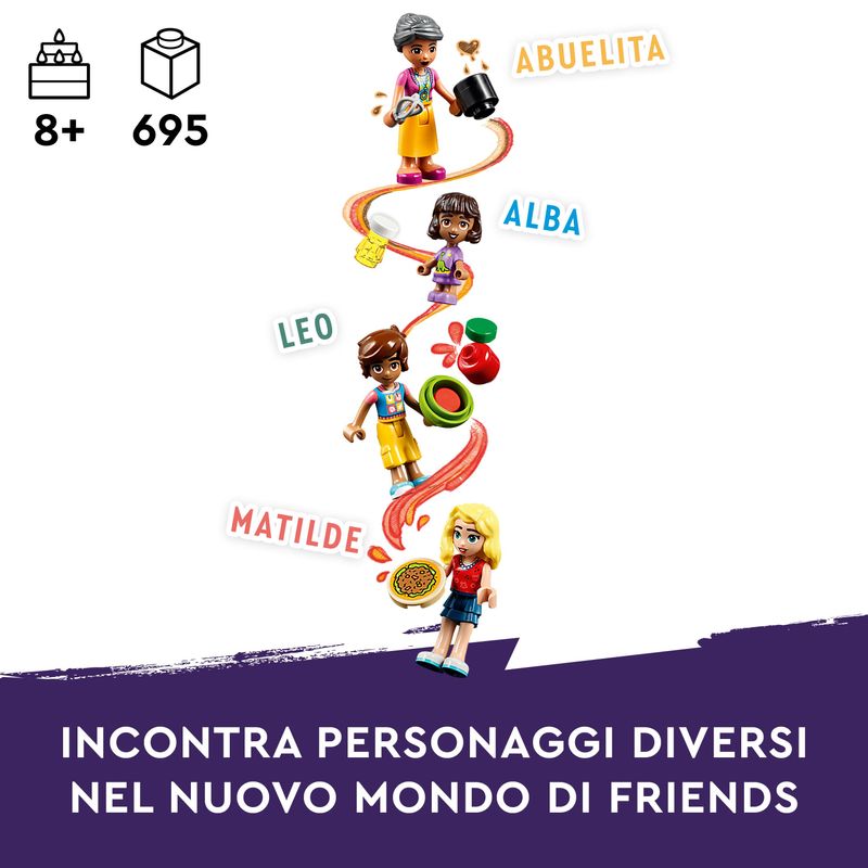 LEGO-Friends-41747-Cucina-Comunitaria-di-Heartlake-City-con-Accessori-Giocattolo-Compatibile-con-Centro-Comunitario--41748-