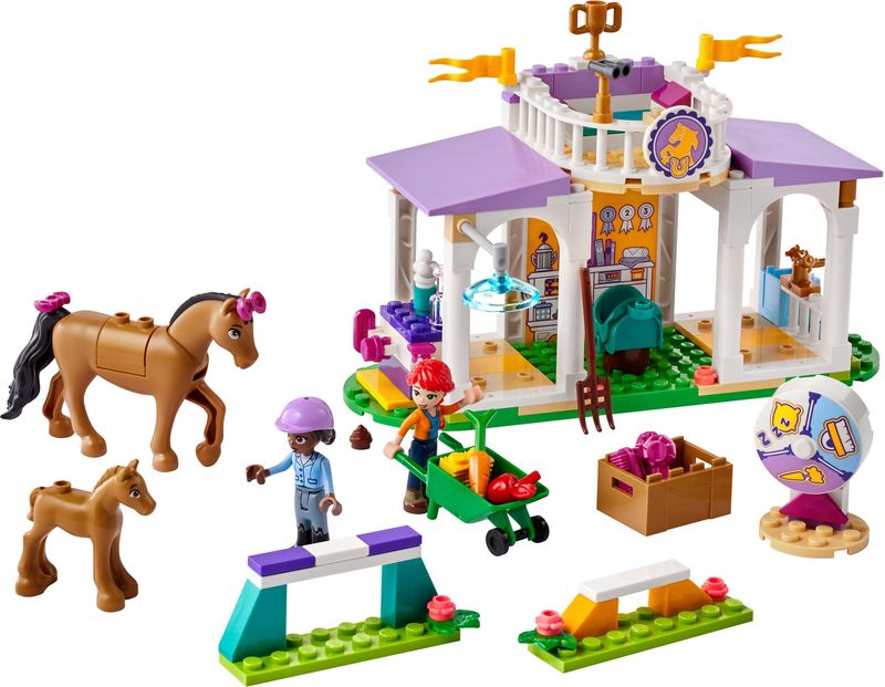 LEGO-Friends-41746-Addestramento-Equestre-Scuderia-Cavalli-Giocattolo-e-Mini-Bamboline-Cura-degli-Animali-Regalo-per-Bambini
