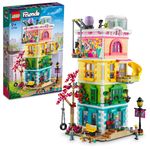 LEGO-Friends-41748-Centro-Comunitario-di-Heartlake-City-Modular-Building-con-Studio-d-Arte-e-di-Registrazione-Sala-Giochi