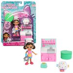 Spin Master Gabby's Dollhouse , set Lunch and Munch Kitchen con 2 personaggi giocattolo, accessori e mobile