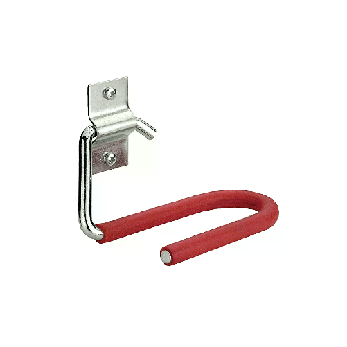 Gancio a parete per sci, zincato, rivestito plastica 30 x 70 x 62 x 130 mm.