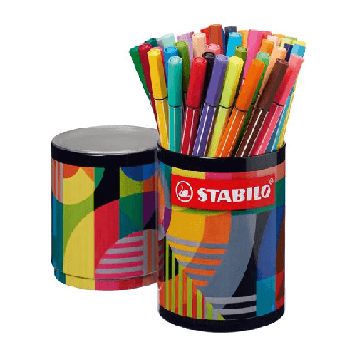 STABILO Pennarello Pen 68 Arty - colori assortiti - Stabilo - barattolo 45 pezzi