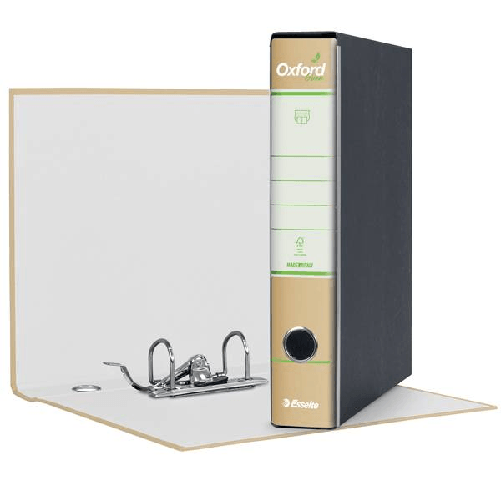 ESSELTE Registratore OXFORD GREEN G82 avana dorso 5cm f.to commerciale ESSELTE