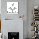 Batman - Quadro moderno in pvc solido 48 x 48cm Nero