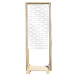 CLOUDS - Separè - Paravento modulabile - 70x190cm - in Legno e PVC Bianco