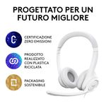 Logitech-H390-Auricolare-Cablato-A-Padiglione-Ufficio-USB-tipo-A-Bianco