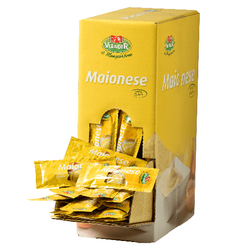 Viander Confezione 250 bustine monodose da 15gr Maionese Viander
