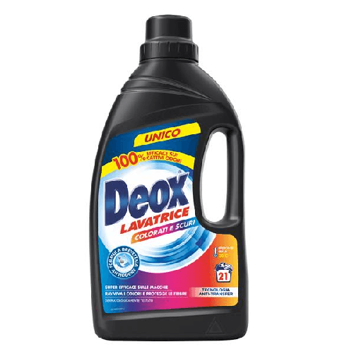 Deox Detersivo lavatrice Deox Colorati e Scuri 1050ml